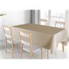 BIANCHERIAWEB Tovaglia Cucina Soggiorno in Cotone con Orlo A Giorno in Tinta Unita Ajour 140x180cm Tortora Melange