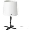 Ikea BARLAST - Lampada da tavolo Clean Design, 31 cm [Nero/Bianco]