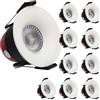LED ATOMANT 10x Downlight LED Incasso Foro 70mm 8W CCT 3000-6500K IP65