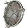 Licht-Erlebnisse Lampada da parete esterna Serifos in ottone stile marittimo antica nickel satinato vintage a forma di oblò E27 IP64 ideale per giardino cortile
