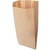 C.N. 200 Sacchetti di Carta Avana 17x34 Sacchetti in Carta Kraft Marrone per Alimenti