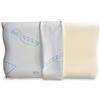 Baldiflex, Cuscino 100% Memory Foam per Cervicale, Rivestimento Maxicool, 40x70 Alto 11,5/9,5 cm, Ergonomico, Sfoderabile