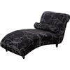 ELYSYSRL Copri Chaise Longue Elasticizzato Senza Braccioli per Soggiorno Fodera per Chaise Longue Copertura per Chaise Longue (Color : #12)