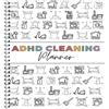 Wisylizv ADHD Cleaning Planner - Lista di controllo per la pulizia della carta, pianificatore ADHD con rilegatura a piatta e layout delle attività a due colonne, organizer giornaliero per progressi