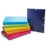 colorosa Raccoglitore Portadocumenti A4 con elastico in plastica ELASTIC BOX COLOROSA 270x360mm - DORSO 50mm - Cancelleria ufficio - (Arancione, Dorso 50mm)
