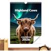 Ofcwoa Calendario 2026 | Adatto come regalo per la casa e l'ufficio planner in carta spessa, calendario da parete - per gli amanti degli animali, della famiglia, degli amici, delle donne, degli uomini
