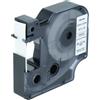 vhbw Cassetta nastro compatibile con 3M PL300, PL100, PL200 etichettatrice 5,5m x 12 mm nero su bianco, poliestere