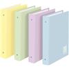 Blasetti Cartellina con anelli Blasetti ONE COLOR PASTEL A4 26x32 - Confezione da 6 Raccoglitori