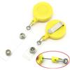 CKB Ltd® 10x Giallo Retractable ID Badge Reels. Retrattile ID Badge bobine con anello di clip da cintura Tirare Ski Pass Holder Recoil. Identificazione Portabadge Tesserino di Riconoscimento