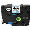vhbw Cassetta nastro compatibile con Brother PT 550, 540C, 580C, 7500VP, 7600VP, 7500, 7600 etichettatrice 8m x 18 mm blu su trasparente