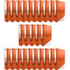 Netuno 25 raccoglitori A4 arancione 5 cm 2 anelli raccoglitori colorati per ufficio archivio faldoni portadocumenti in cartone Meccanismo a Leva organizer classificatore
