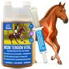 EMMA MSM Cavallo e corteccia di salice Cavallo I Set di pronto soccorso per le articolazioni dei cavalli I Equi P Booster I Tendini e legamenti I Collagene Glucosamina condroitina ad alto dosaggio 1L30ml