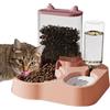 Tanxemery Distributore automatico di cibo per cani, distributore automatico per animali domestici, distributore d'acqua per gatti, mangiatoia per animali domestici | Contenitore per alimenti con grande capacità