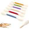 Generico Bastoncini Masticabili Giant Cat Qtip, Confezione Da 6. Bastoncini Masticabili Giganti Per Gattini Contro La Noia in Casa, Corde Dentali Resistenti Per La Dentizione, Esercizio Fisico (Colore)