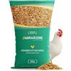 Agrarzone Mangime per polli Muesli 20 kg - Muesli 100% naturale, OGM-free - Per galline, anatre, oche e pollame - Ricco di nutrienti per uova gustose e animali sani