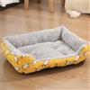Hixingo Cuccia Cane e Gatto Interno di Peluche, Lettino Cuscino per Cani e Gatti Morbido Lavabile per Grande Medio Piccolo Animali (Anatra,M (50x40cm))