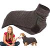Generico Cappotto Whippet | Cappotto con levrieri tinta unita | Maglione Whippet elasticizzato | Maglione per animali domestici levrieri caldo autunno inverno per feste di vacanza di cani di
