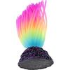BUGUUYO Pianta Artificiale Fluorescente per Acquario in Resina 1 Pezzo Rosa | Ornamento per Pesci, Effetto Pratico per Allestimento, Materiale Silicone e Resina