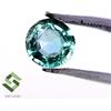 SBI Gems 5 MM Certificato 100% Smeraldo Naturale Taglio Rotondo 0.38 K Non Trattato Loose