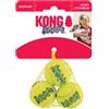 Kong Air Squeaker Tennis Ball Gioco per Cani Palla da Tennis, m-3-pz