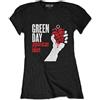 Green Day T-Shirt # Xl Ladies Black # American Idiot