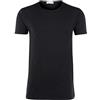 Liabel 3 t-Shirt Corpo Uomo Bianco Caldo Cotone Mezza Manica Girocollo 02828/e23 (7/XXL, Nero)