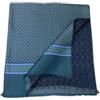 Avantgarde-Sciarpa uomo double seta lana verde scuro nero made italy colore verde scuro fantasia 3