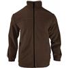 PADOLA Giacca Uomo Pelliccia Polare Felpa con Zip Completa Giubbotto a Collo Alto 2 Tasche laterali con Cerniera per Trekking Pesca e Lavoro all'Aperto(L,Arancione)