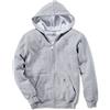 Carhartt - Felpa da uomo con cappuccio e zip, Uomo, K122, Grigio mélange, XXL