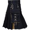 pvucpot Tradizionale Kilt Uomo Scozzese Tartan Irlandese Vintage Gotico Moda Kendo Kilt Medievale moda Scozzese Tartan individualità