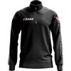 Etoile Felpa Pile Mezza Zip per Zeus Sport Relax Allenamento Tempo Libero Morbido Calore Comfort Free Time Felpe Training Tracksuit Calcio Calcetto Sweatshirt