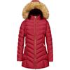 MJGkhiy Piumino Donna Invernale Lungo Elegante Cappotto con Cappuccio In Pelliccia Curvy Caldo Giubbotto Parka Taglie Forti Piumini Abbigliamento Invernali Antivento Giacca Pesante Giubbino con Zip