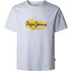 Pepe Jeans Milton Tee T-Shirt, Bianco (Bianco), M Uomo
