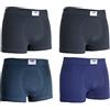 POMPEA 4 Boxer Microfibra Costa (L/XL, Assortiti,Colori Scuri)