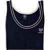 BE BOARD Canotta Smanicato Uomo Girocollo con Profili Taglie Forti Art 916C Blu (3XL)