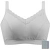 XWSM Reggiseno per mastectomia con tasche per protesi, supporto sportivo, senza fili, top dopo operazioni, palestra, yoga, uso quotidiano (colore : nero, taglia: 34/75A)