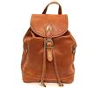 NO BREND Zaino in Vera Pelle Made in Italy Vintage Borsa Donna Cuoio- Artigiani Toscani VICTOR LINE SRL