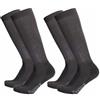 Ciocca 2 Paia di Calze Tecniche Estive Coolmax Unisex, Calze Lunghe Traspiranti per Attività Sportive e Outdoor, Comfort Termico e Rinforzi Anatomici, Made In Italy [CSCOUT7E_089_III_2]