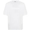 Blauer T-Shirt in Tono Bourn (IT, Testo, XXL, Regular, Regular, Bianco Ottico)