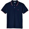 Coveri Polo Uomo Manica Corta 100% Cotone Piquet M L XL XXL XXXL (IT, Testo, M, Regular, Regular, Blu)