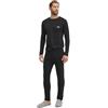EGIDIO Fila Pigiama Uomo Donna in Maglia Elasticizzata 100% Cotone - Taglio Dritto con Girocollo e Manica Lunga (IT, Testo, M, Regular, Regular, Nero)