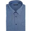 SEA BARRIER Camicia Uomo Manica Corta con Taschino Classica Cotone a Quadri M L XL XXL 3XL (L - 263)