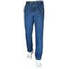 Saggio Sea Barrier Pantajeans in Puro Cotone Robin Tasca Chinos con Pinces in Denim Denim 48