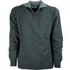 MELA VERDE Maglia Uomo Zip Corta Mezza Zip Lana Pesante Made in Italy U7503