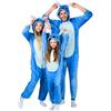 Nerd Hunters Tuta in Pile Kigurumi per Adulti - Pigiama Unisex con Costume Animale, Taglie S-XL, L