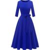 Dasongff Abito vintage anni '50 Donna Retro Rockabilly Pin-Up Chic Ed Elegante Abiti Senza Maniche a Pois Anni 40 50 60 Swing Casual da Ballo Matrimonio Cocktail Cerimonia, rosso, M