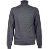 SUN68 Dolcevita Uomo Grigio Scuro K44106 Turtle Solid (IT, Testo, L, Regular, Regular, Grigio Scuro)