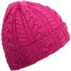 ENEA CASHMERE Cappello a Trecce 100% Lana Merinos Made in Italy, Berretto Invernale Uomo Donna (Fucsia)