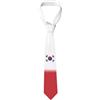 Generic Cravatta Da Uomo South Korea Flag Patriotic Pride Graduated Color Cravattino Decorazione Cravatte Slim Alta Qualità Cravatte Sottili Per Ufficio Festival Occasioni