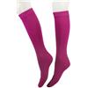 CALZE PRESTIGE (2 PAIA) Calze donna gambaletto in pregiatissimo filato LANA-CASHMERE tinta unita moda - 100% Made in Italy (A7 naturale)